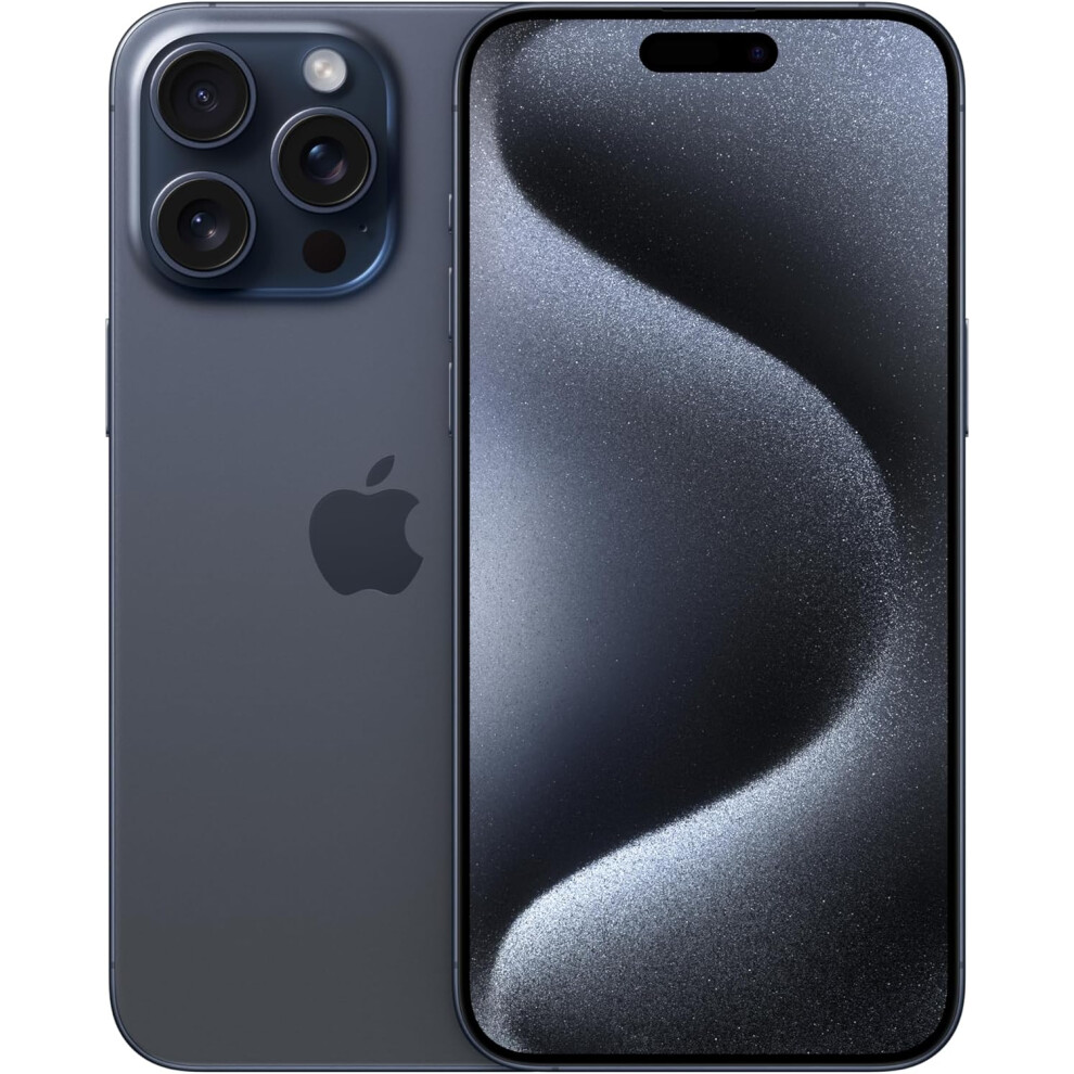 Apple iPhone 15 Pro Max (A3106, Nano and Esim) (256GB, Blue Titanium)