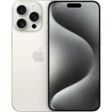 Apple iPhone 15 Pro Max (A3106, Nano and Esim) (1TB, White Titanium) - Refurbished
