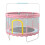 Living And Home (Pink) Outdoor Enclosure Trampoline with Balance Bar 4