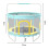 Living And Home (Light Blue) Outdoor Enclosure Trampoline with Balance Bar 7