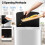 Casart 50L Automatic Rubbish Bin Infrared Sensor Can W/ Soft Close Lid 2