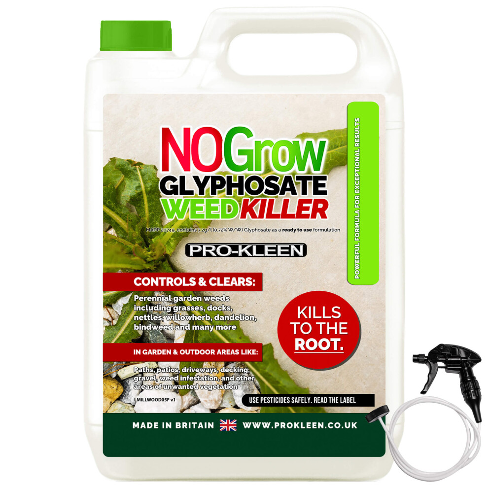 (4L) NoGrow Glyphosate Weed Killer