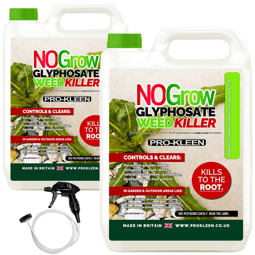 (8L) NoGrow Glyphosate Weed Killer