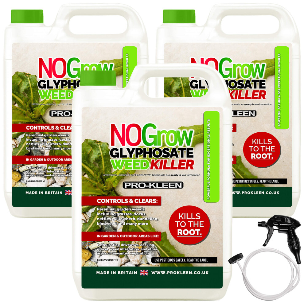 (12L) NoGrow Glyphosate Weed Killer