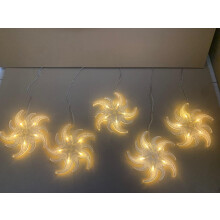 5 LED Acrylic Frosted Swirls - Warm White