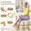 Casart Dressing Tables Stools Set 100 x 45 cm Table & Stool W/ LED Mirror 6