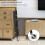 3 Tier Foldable Metal Rolling Organizer Cart 5