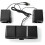 48w PC Laptop Speakers Set USB AUX Stereo Computer Desktop Volume Control Black 6