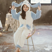 (150cm) Sanrioed Plush Anime Cinnamoroll Winter Flannel Kids Rompers Girl Boy Toddler Jumpsuit Infant Clothes Pyjamas Kids Overalls Gift