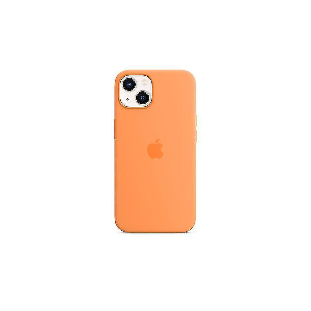 (Marigold) Silicone Case With Magsafe For Iphone 13 Mini Phone Case 8238749214293