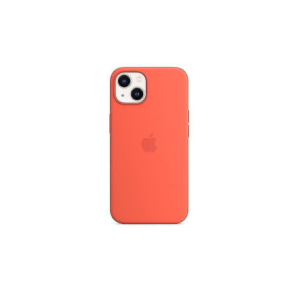 (Nectarine) Silicone Case With Magsafe For Iphone 13 Mini Phone Case 8238749214323