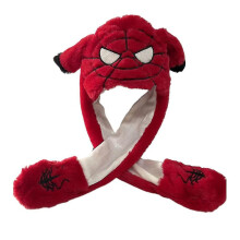 Kids Spiderman Funny Hat Ear Moving Jumping Cap Unisex Party Holiday Halloween Christmas Gifts