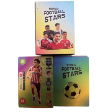 (55pcs Colorful Football Cards) Basketball Cards World Cup Football Star Cards Champions League Football Gifts for Kids