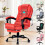 ELFORDSON (Red) ELFORDSON Massage Office Executive Chair 2