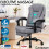 ELFORDSON (Fabric Grey) ELFORDSON Massage Office Executive Chair 3