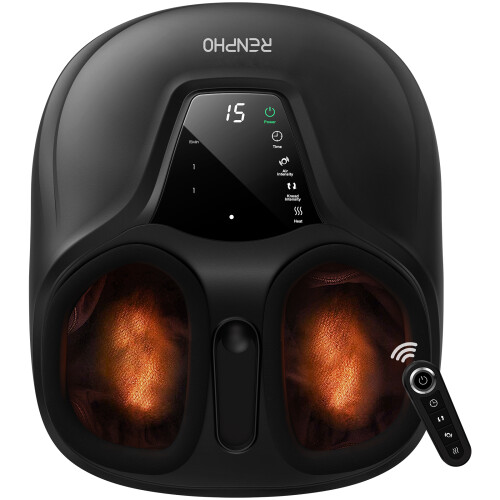 RENPHO RENPHO COMPACT - SHIATSU FOOT MASSAGER WITH REMOTE CONTROL - BLACK