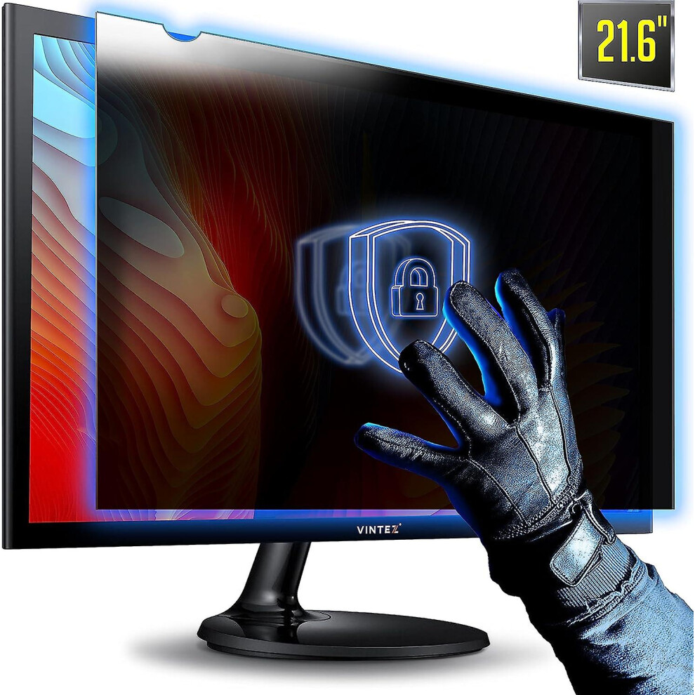 21.6 Inch - 16:10 Aspect Ratio - Computer Privacy Screen Filter For Widescreen Computer Monitor - Anti-glare - Anti-scratch Protector Film For Data Co