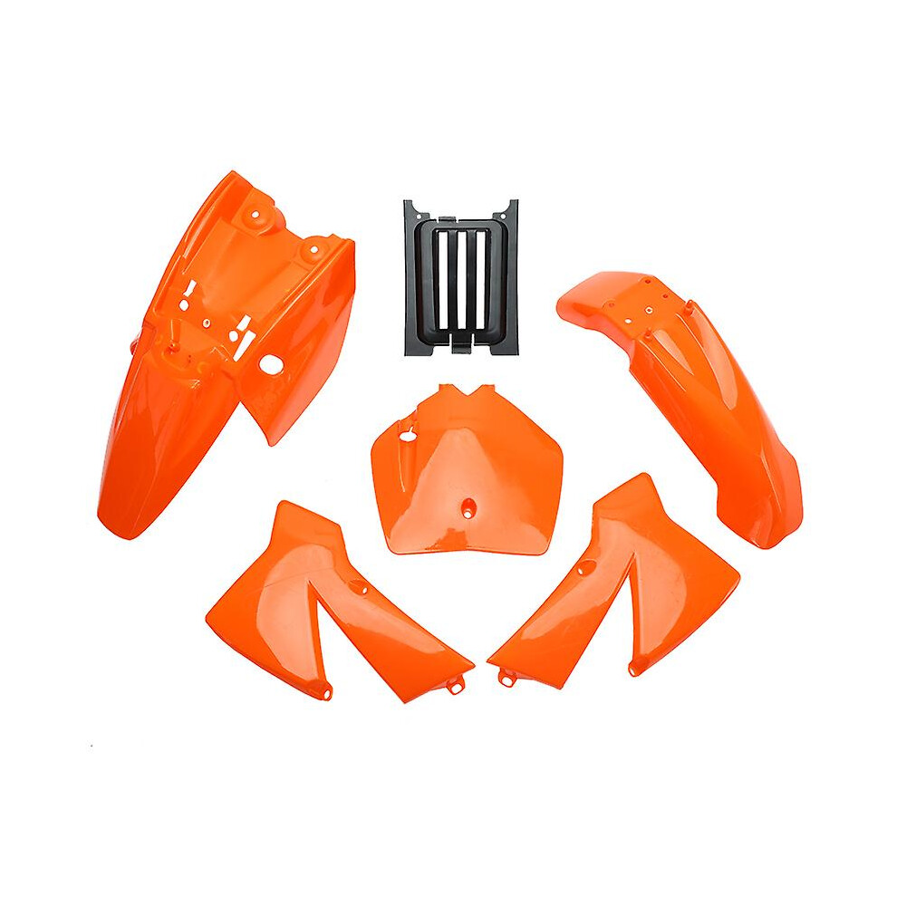 (Orange) Tib Kit For Ktm50 Sx 50Cc 50 50Sx Mini Adventure Junior Adventur 2003-2008 Dirt Bike Pit Bike Plastic Body Fender Kit Body Cover Orange 8238749218338