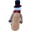 WIDDOP and Co. Snowman Fabric Ornament - xm7711 4