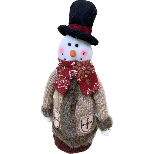 WIDDOP and Co. Snowman Fabric Ornament - xm7711 2
