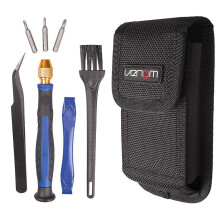 Venom 5-in-1 PS5 Cleaning & Maintenance Screwdriver Toolkit with PH00/PH0 & T8h Torx, S2 Steel Bits, Brush, Opening Tool & Scraper in Case