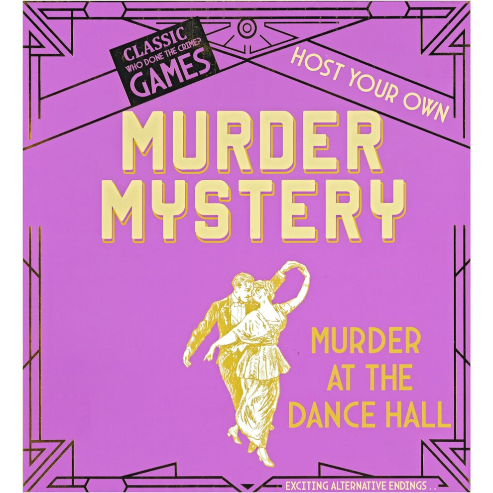 Murder at The Dance Hall- 1940s Mystery Crime Solving Detective Game