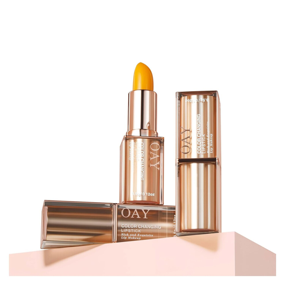 Color Changing Lip Balm + Buildable Lip Color - Hyaluronic Acid Ceramide NP - Natural Gloss Finish - Hydrating Vitamin E Core-image-OPC-PDP8MVS-NEW