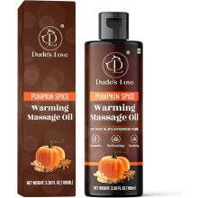Organic Pumpkin Spice Aromatherapy Massage Oil Nourishing Moisturising