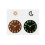 (Style 1) Brown Clock Silent Movement and Luminous Markers 4