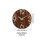 (Style 3) Brown Clock Silent Movement and Luminous Markers 4