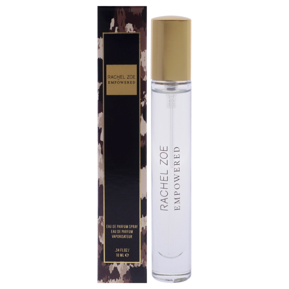 Rachel Zoe Empowered - 0.34 Oz Eau De Parfum Mini Spray - Perfectly Balanced Feminine Perfume For Women - Awaken The Senses With A Lasting Signat