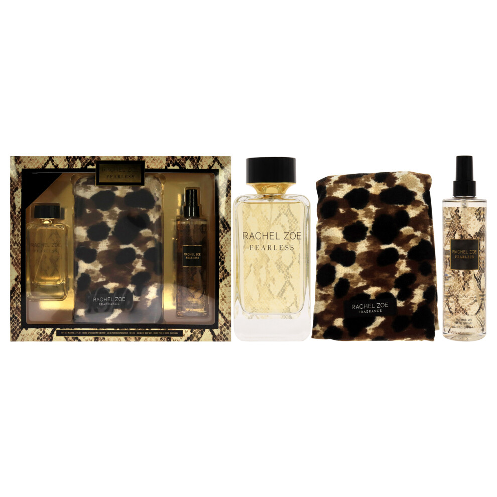 Rachel Zoe Fearless By For Women - 3 Pc Gift Set 3.4Oz Edp Spray, 10Oz Body Mist, Scarf