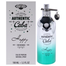 Cuba Äkta 3,3 fl. oz. Eau De Parfum Spray | Doft för Kvinnor (Happy)