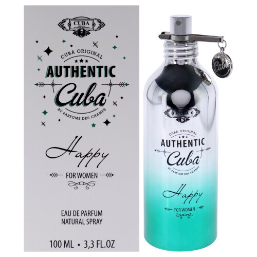 Cuba Authentisch 3,3 fl. oz. Eau De Parfum Spray | Damenparfüm (Happy)
