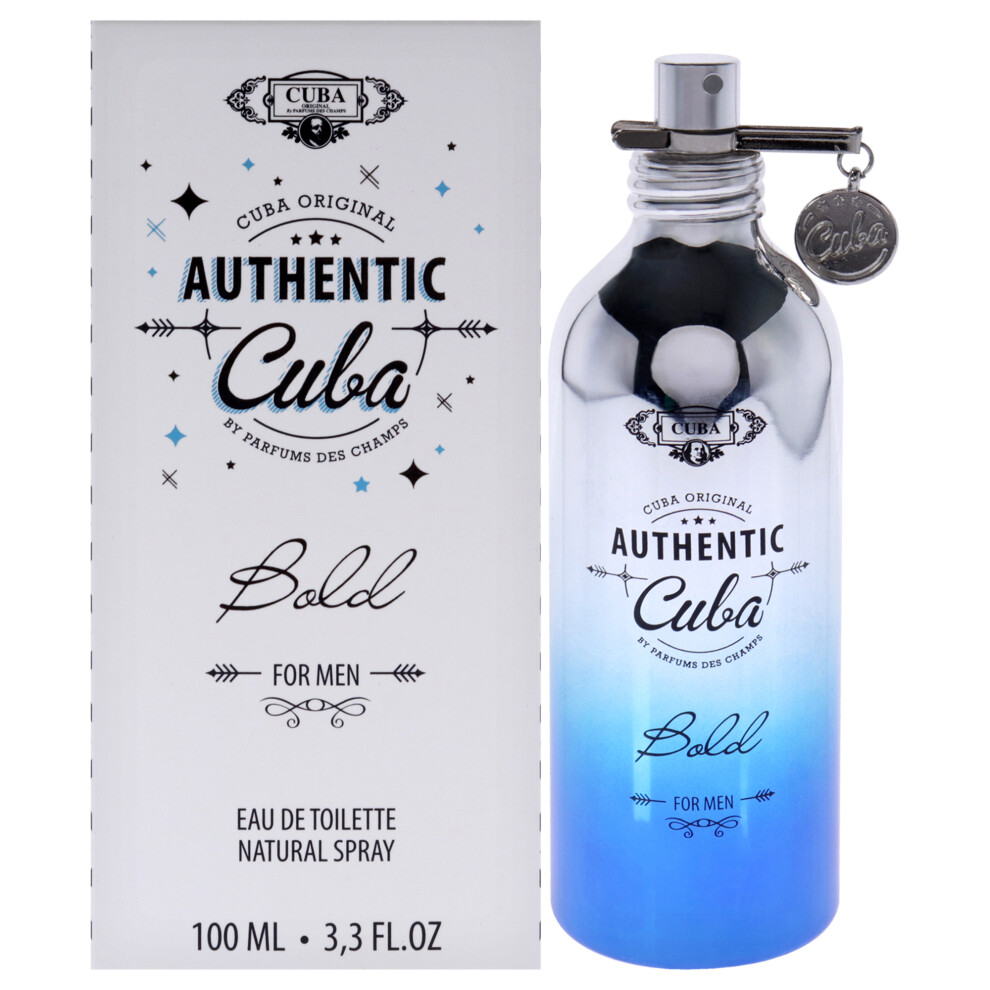 Cuba Authentic Bold by Cuba for Men - 3.3 oz EDT Spray-image-OPC-PDP8SXS-NEW
