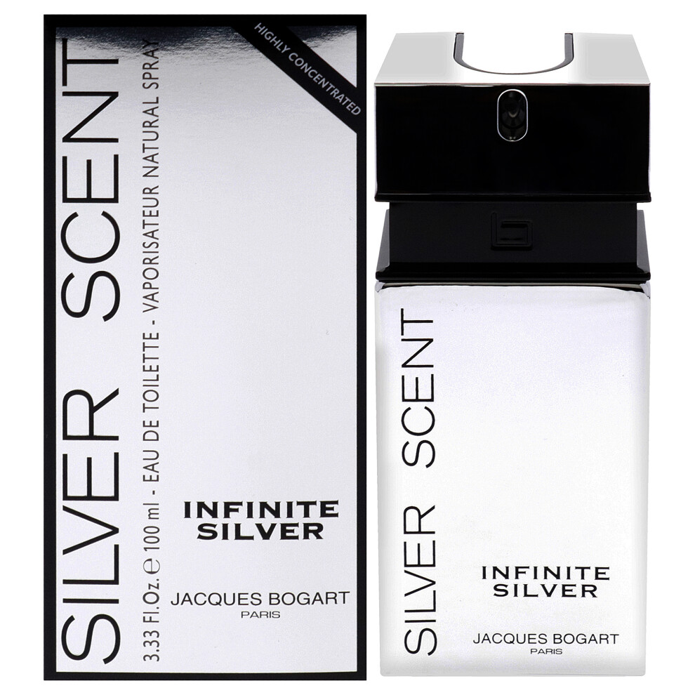 Jacques Bogart Silver Scent Infinite By For Men - 3.33 Oz Edt Spray