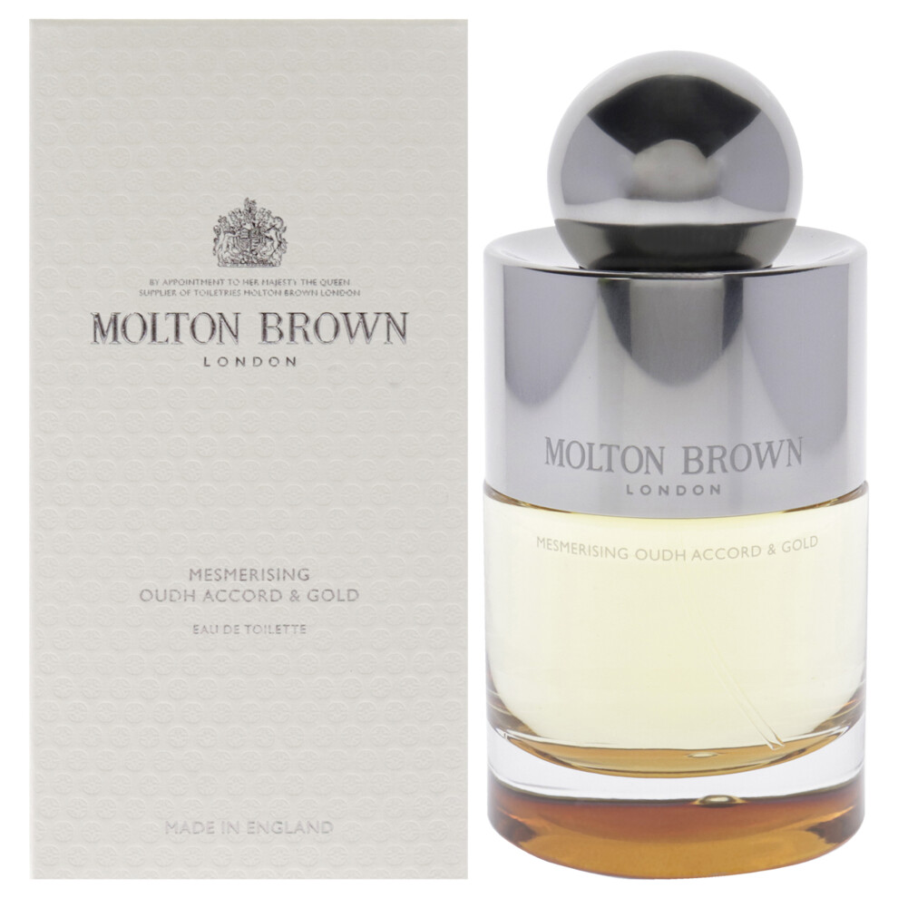 Mesmerising Oudh Accord and Gold by Molton Brown for Unisex - 3.3 oz EDT Spray
