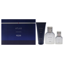 Atlas by Tumi dla mezczyzn - 3-czesciowy zestaw upominkowy 3,4 uncji sprayu EDP 1 uncja sprayu EDP 6,7 uncji zel do mycia ciala
