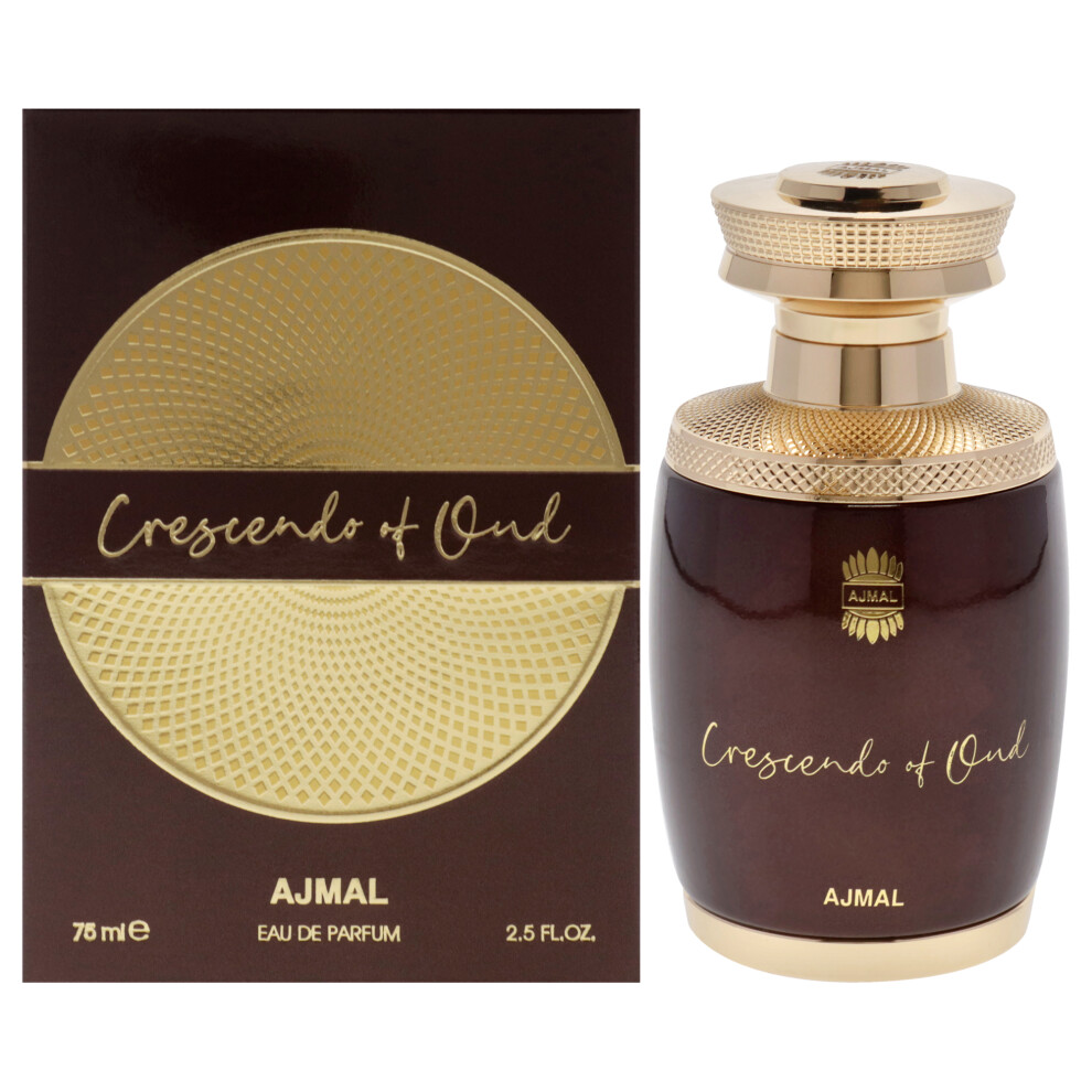 Crescendo Of Oud by Ajmal for Unisex - 2.5 oz EDP Spray