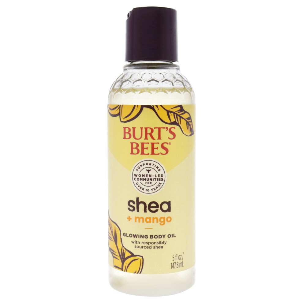 Shea Plus Mango Glowing Body Oil by Burts Bees for Unisex - 5 oz Oil