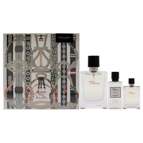 Hermes Terre D'Hermes Eau De Toilette Spray 100ml Set 3 Pieces