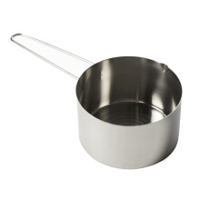 American METALCRAFT, Inc. MCW200 2-Koppar Rostfritt Stål Måttkopp med Handtag, Silver