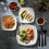 Gibson 92576.16 Zen Buffetware Square Dinnerware Set - 16 Piece 3