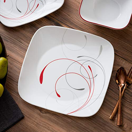 Corelle Service for 6, Chip Resistant, Splendor Dinnerware Set, 18-Piece 2