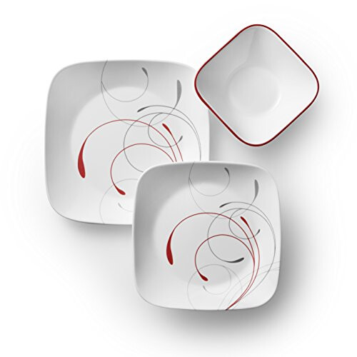 Corelle Service for 6, Chip Resistant, Splendor Dinnerware Set, 18-Piece 1