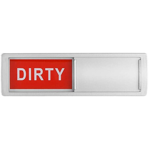 Clean Dirty Sign Dishwasher Magnet Slider Indicator Suit All Dishwashers Design