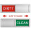 Clean Dirty Sign Dishwasher Magnet Slider Indicator Suit All Dishwashers Design 2