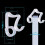 Christmas Light Clips Gutter Hang Hooks Outside String Lights 150pcs 2