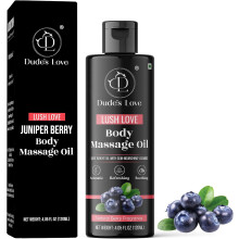 Berry Edible Body Massage Oil Lime and Juniper Berry Essence 120ML