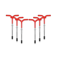 6pcs Ice Anchor Ice Augers Ice Fishing Rod Holders Metal Tent Stakes Ice Fishing Shelter Accessorie